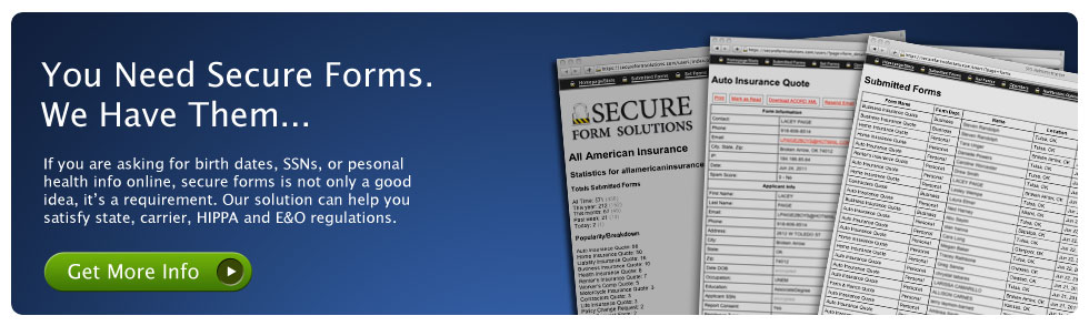 Secure Insurance Quote Forms