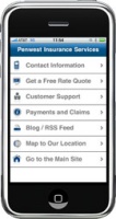 Insurance Website Mobile App