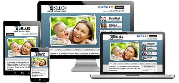 screenshot of bellkin insurance website